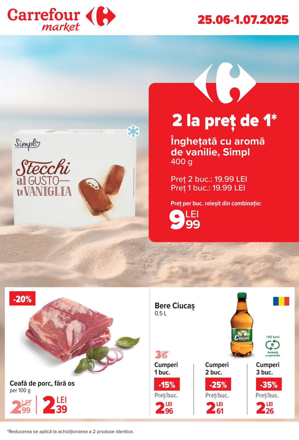 Catalog Carrefour Market valabil din 25.06. până pe 01.07.