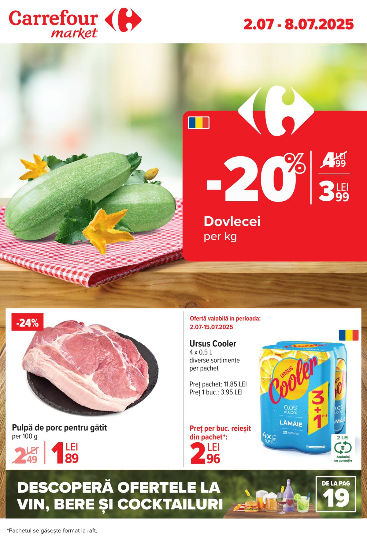 Catalog Carrefour Market valabil din 02.07. până pe 08.07.