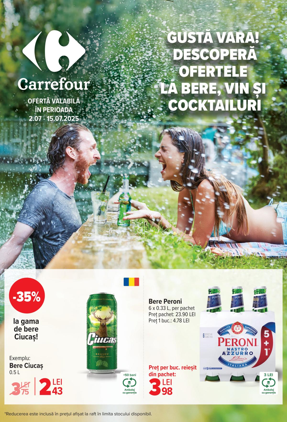 Catalog Carrefour - Beer & Cocktails & Summer Wines valabil din 02.07. până pe 15.07.