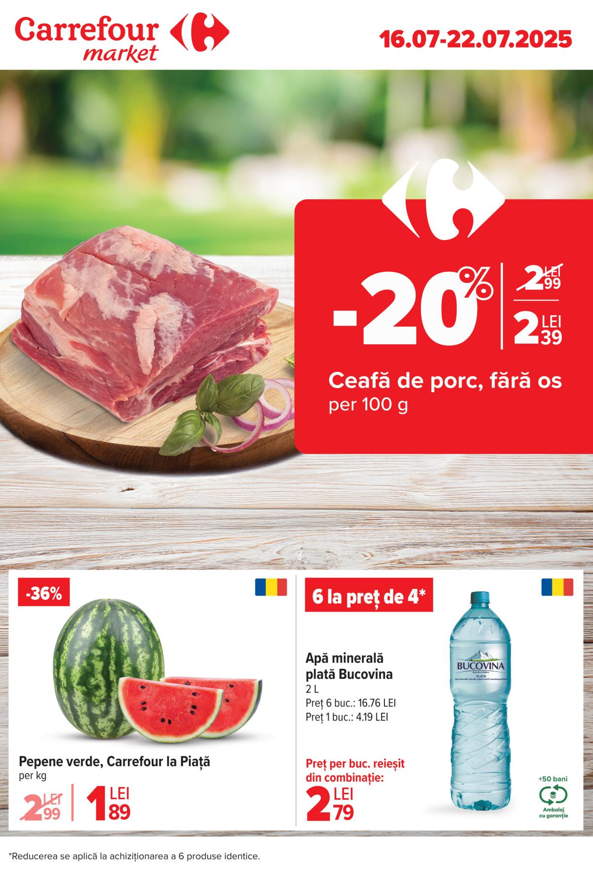 Catalog Carrefour Market valabil din 16.07. până pe 22.07.