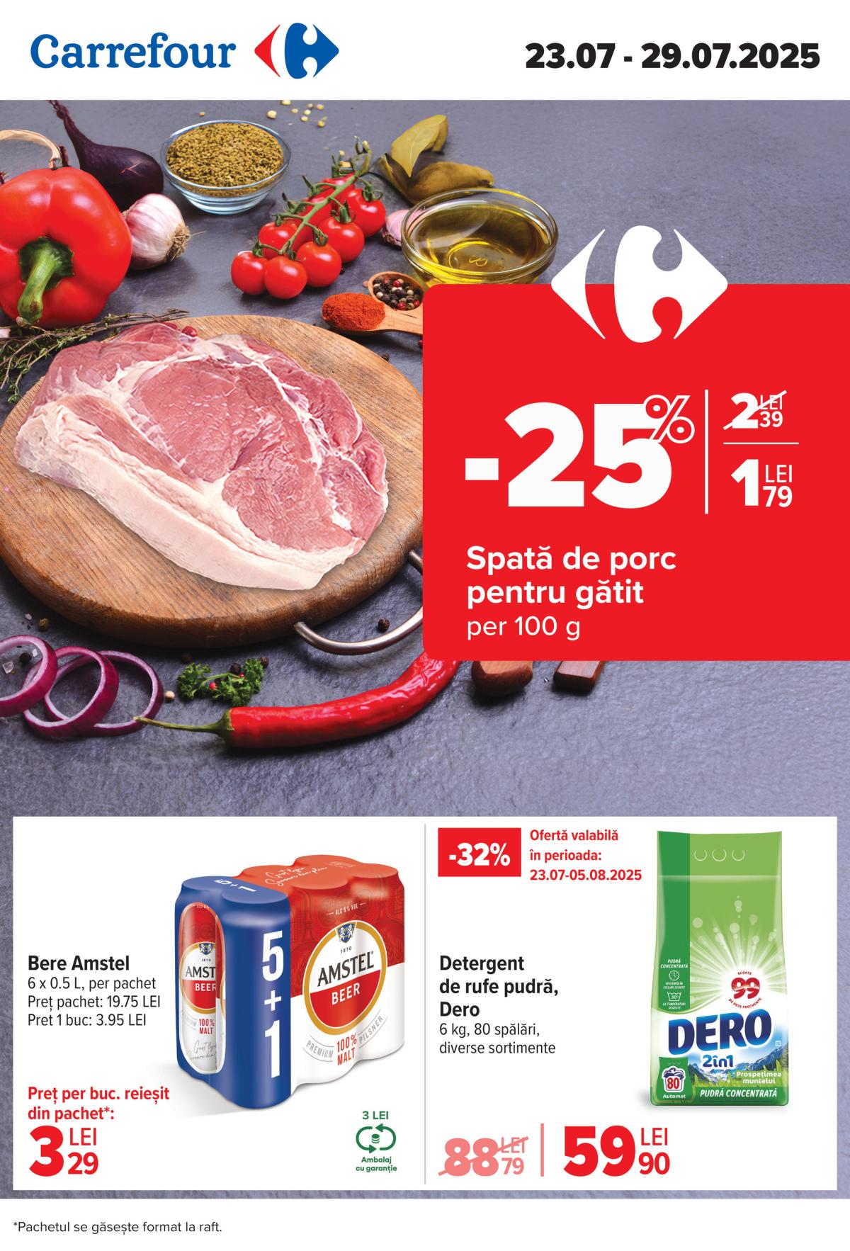 Catalog Carrefour valabil din 23.07. până pe 29.07.