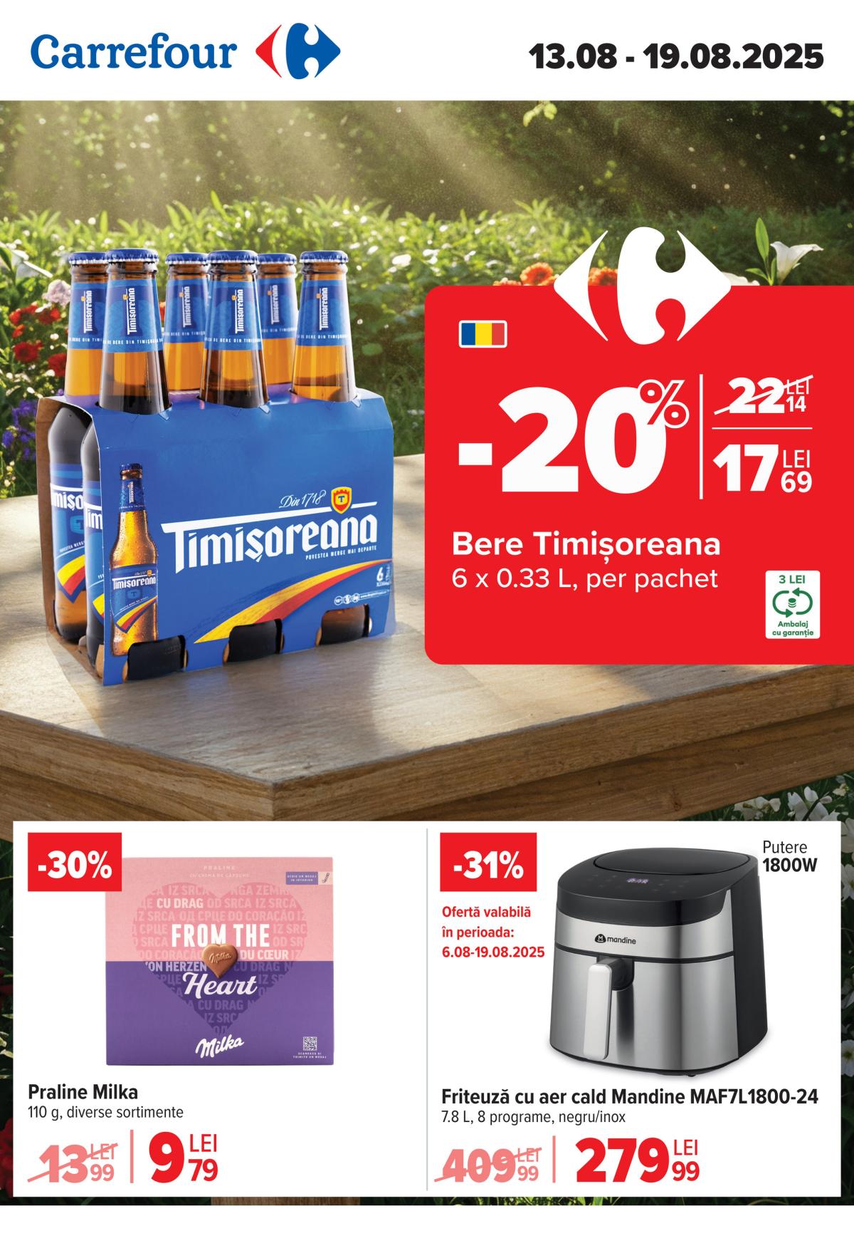 Catalog Carrefour valabil din 13.08. până pe 19.08.