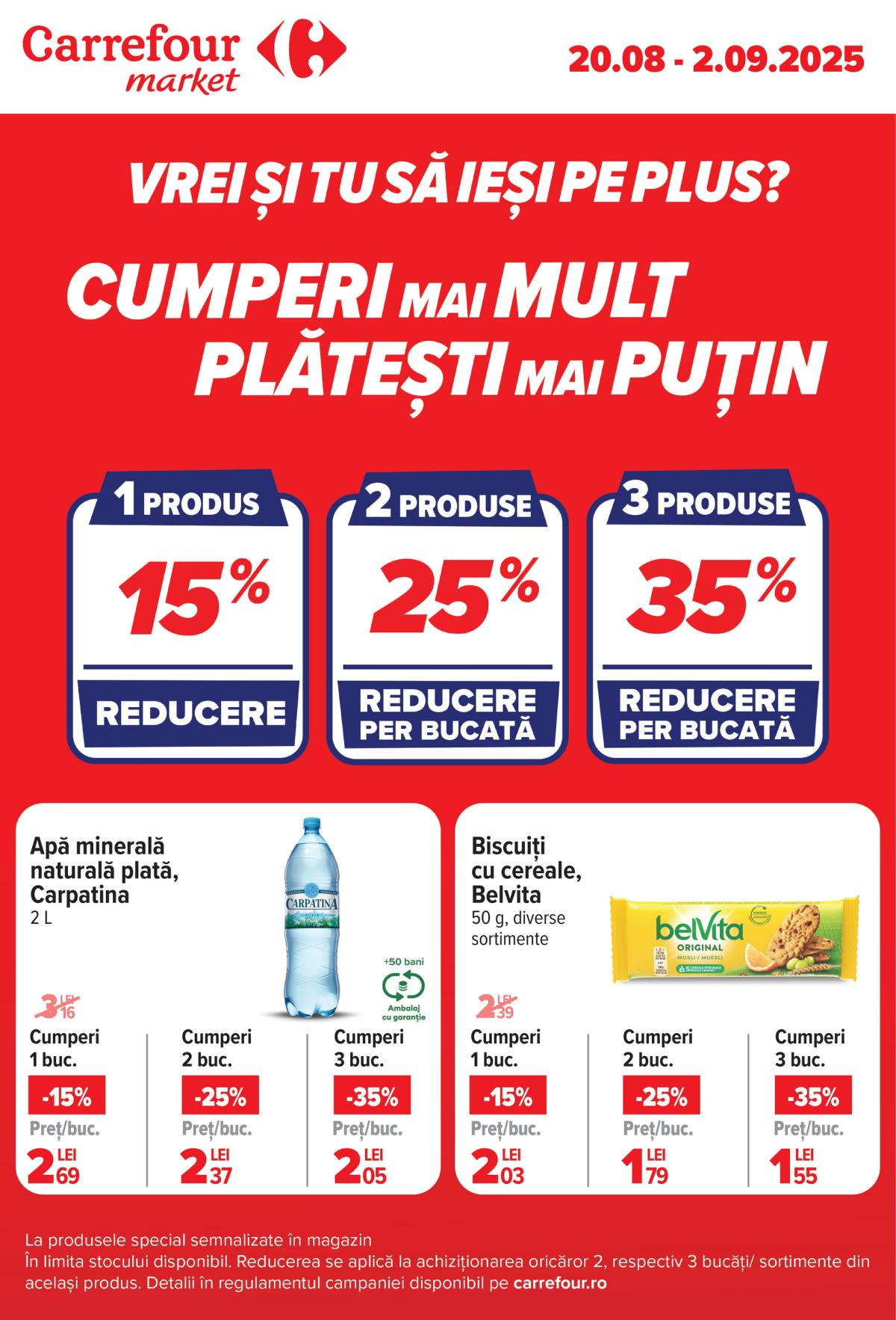 Catalog Carrefour Market online – oferte valabile din 20.08.