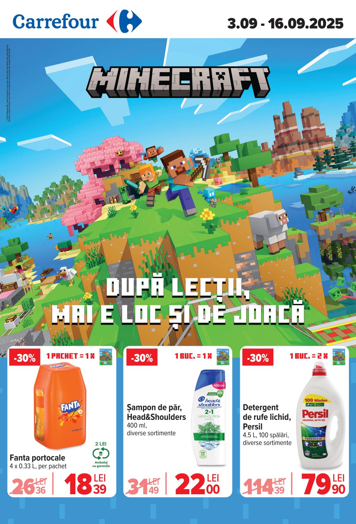 Catalog Carrefour online – oferte valabile din 03.09.