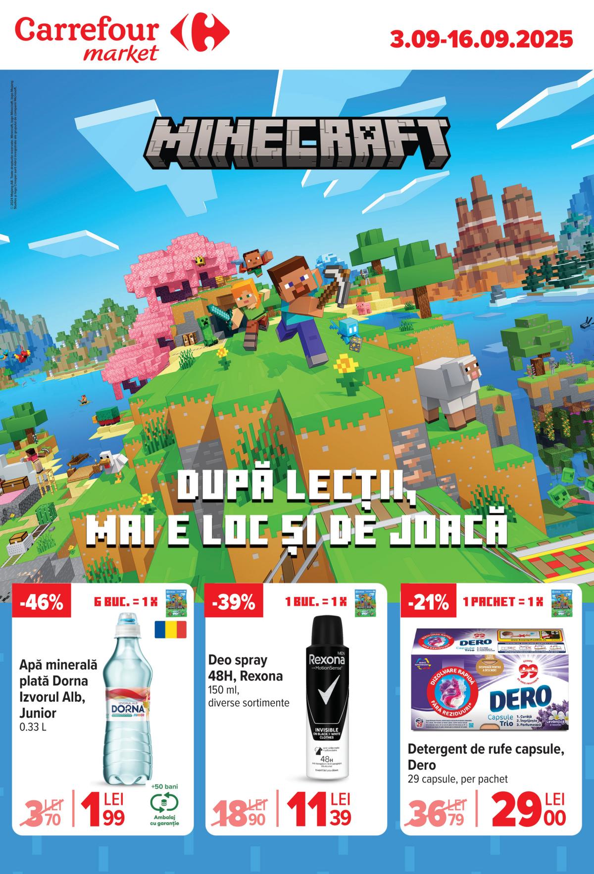 Catalog Carrefour Market online – oferte valabile din 03.09.