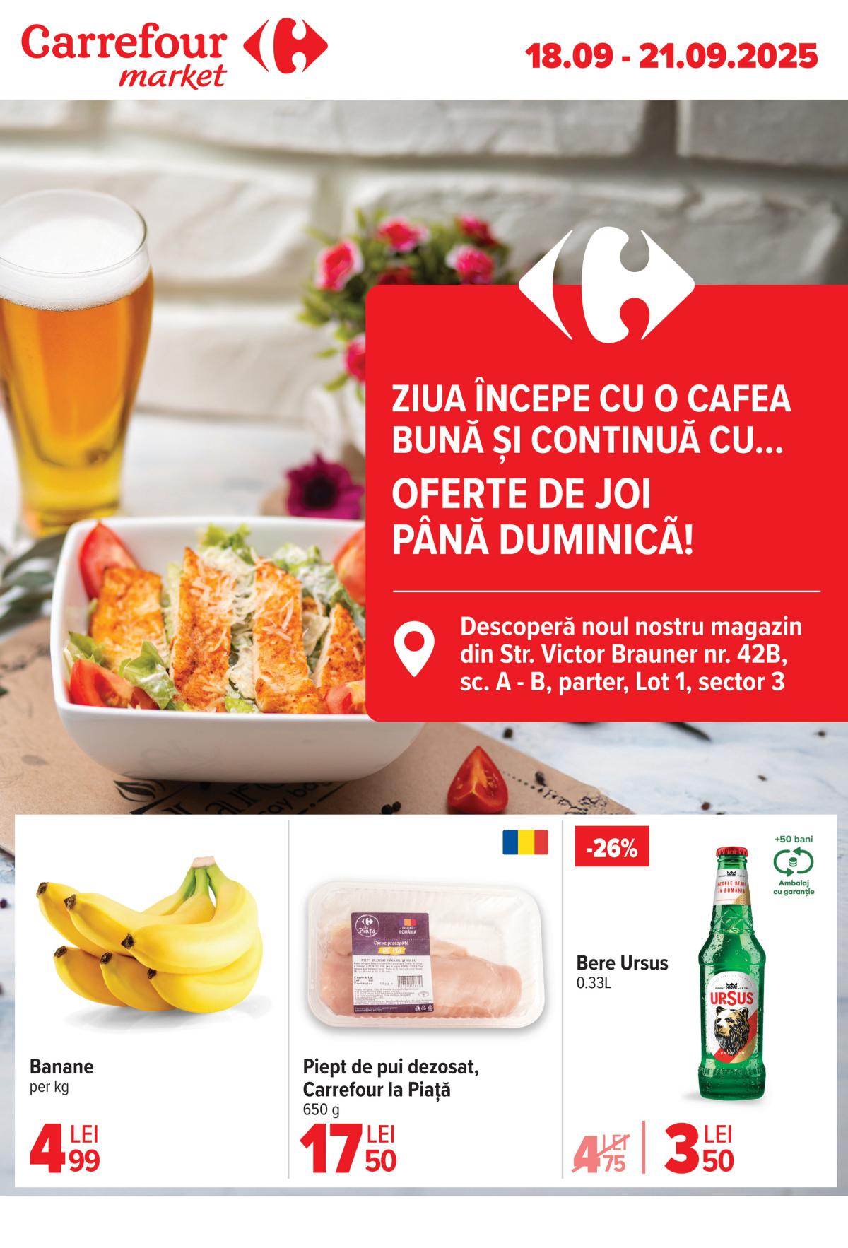 Catalog Carrefour Market online – oferte valabile din 18.09.