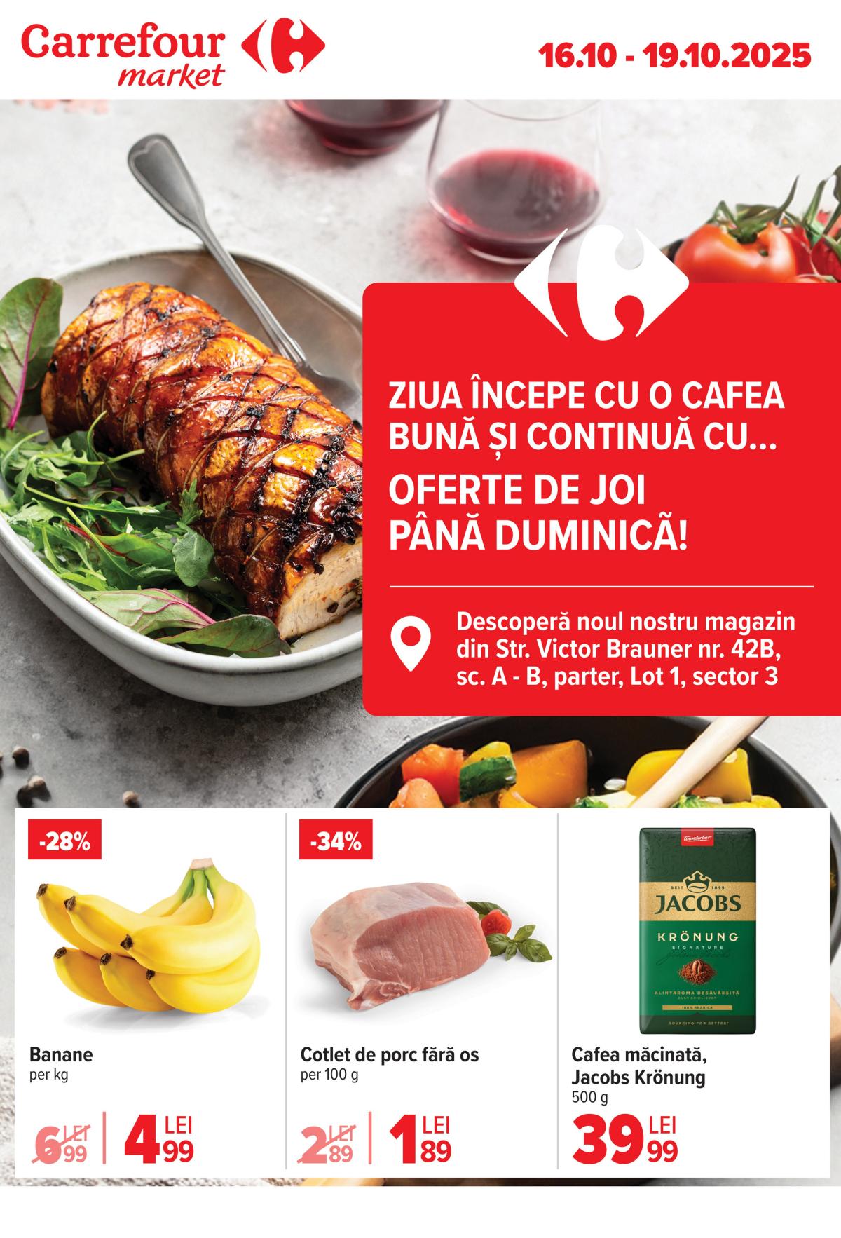 Catalog Carrefour Market online – oferte valabile din 16.10.