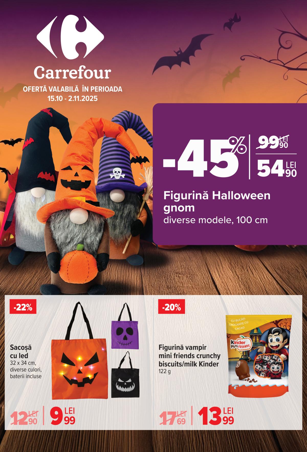 Catalog Carrefour - Halloween online – oferte valabile din 15.10.