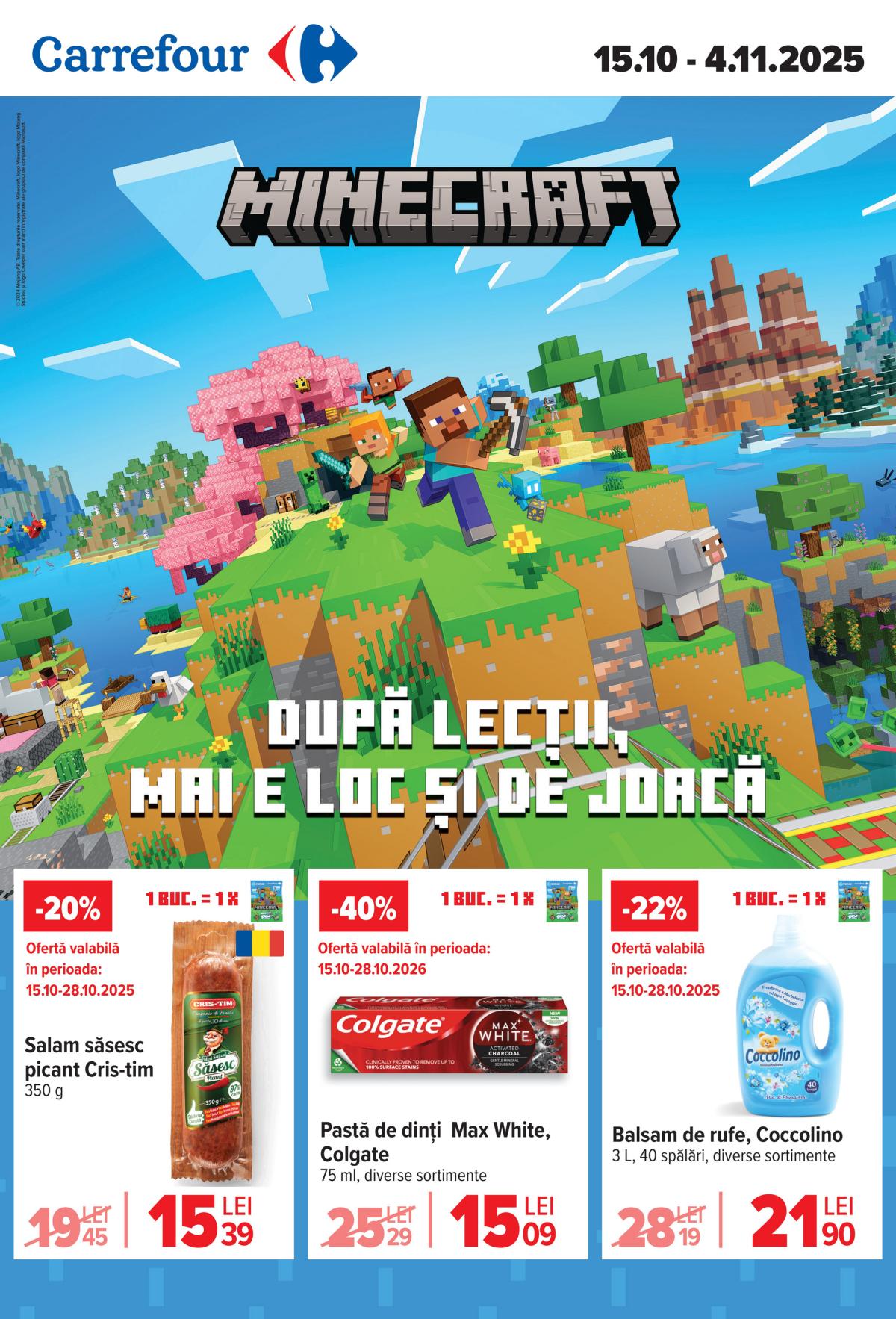 Catalog Carrefour online – oferte valabile din 15.10.
