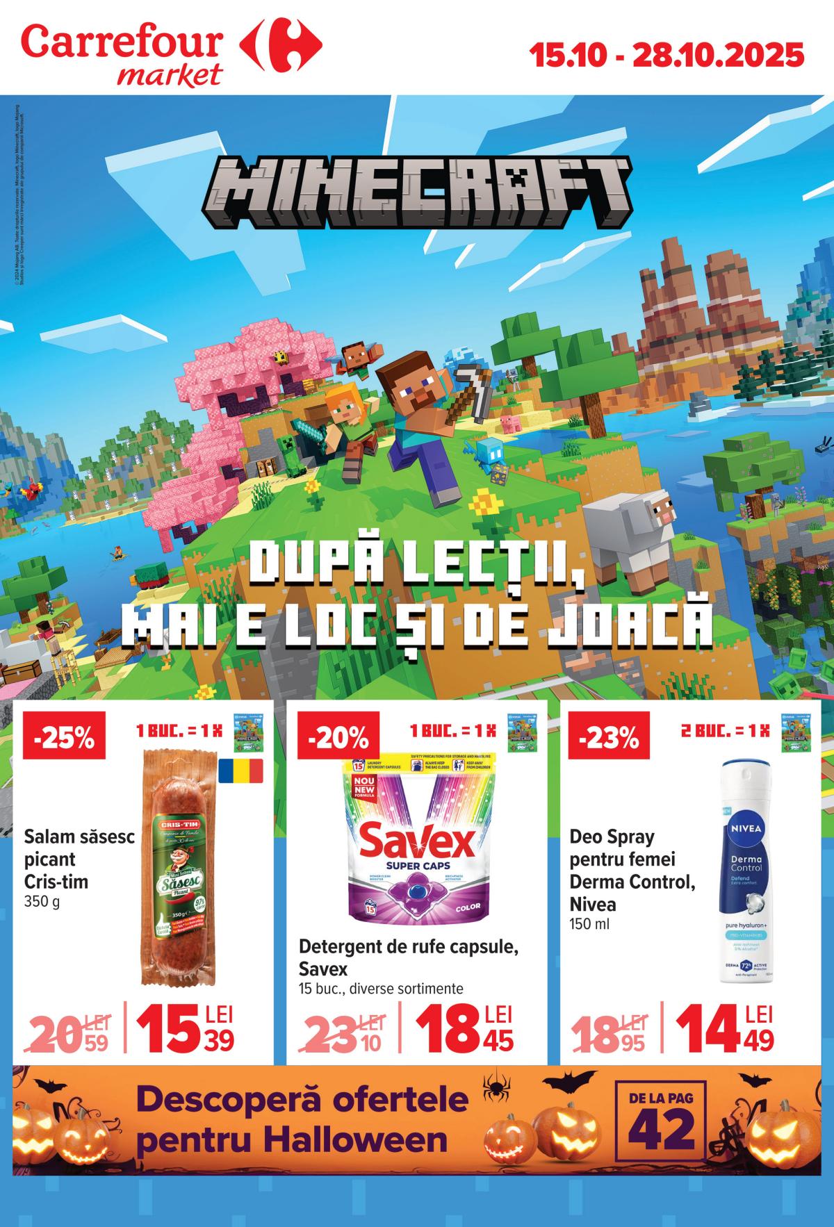 Catalog Carrefour Market online – oferte valabile din 15.10.