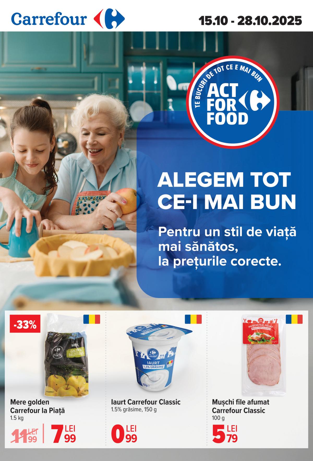 Catalog Carrefour - Food Transition online – oferte valabile din 15.10.