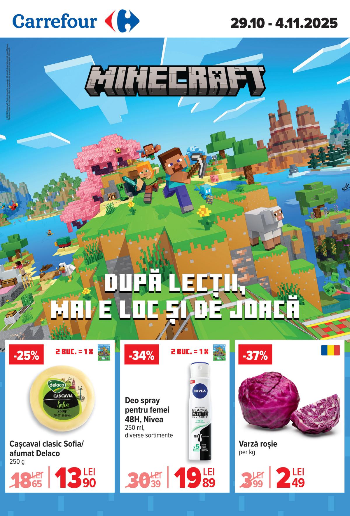 Catalog Carrefour online – oferte valabile din 29.10.
