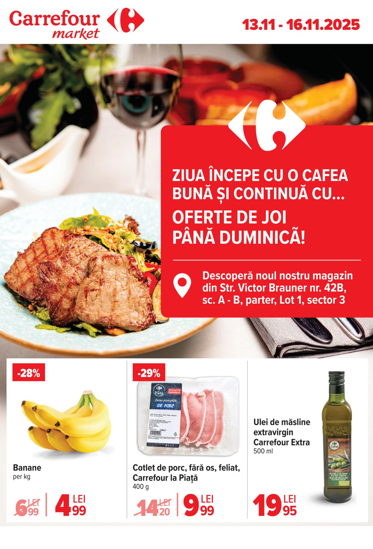 Catalog Carrefour Market online – oferte valabile din 13.11.