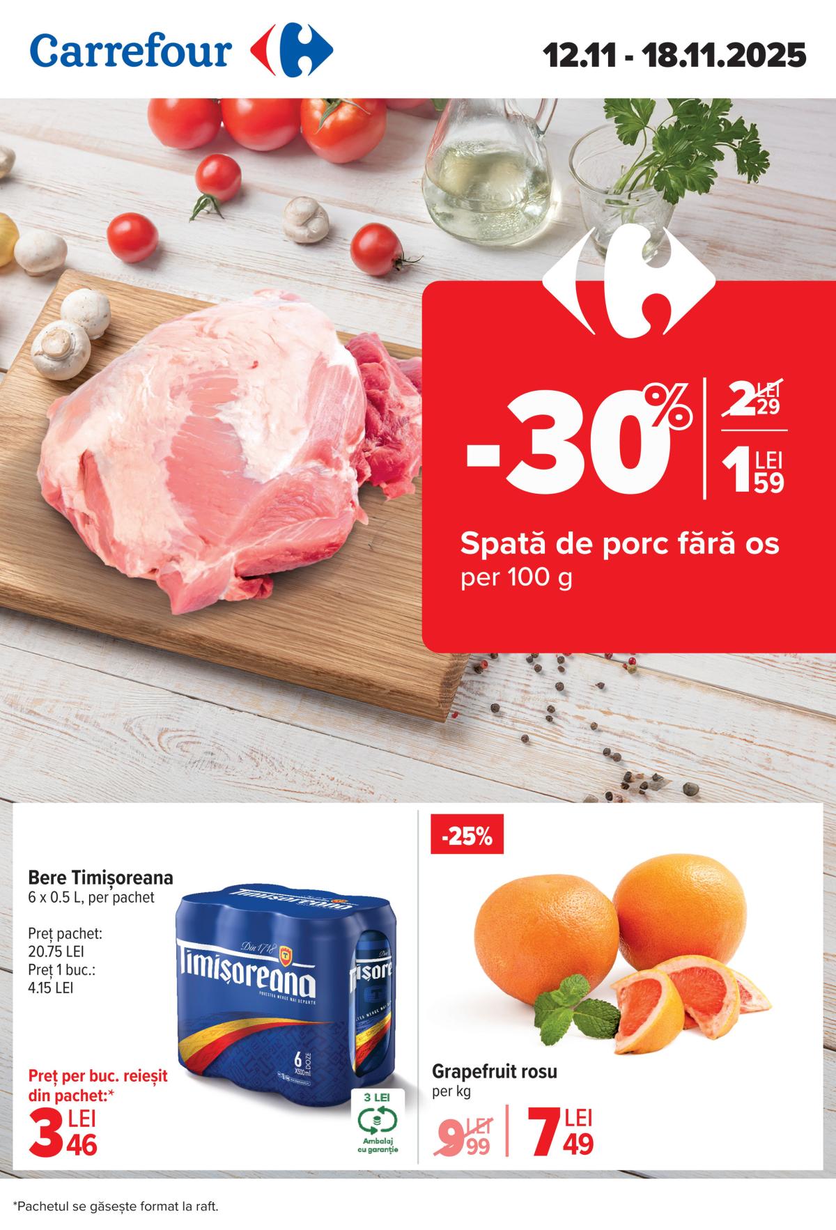 Catalog Carrefour online – oferte valabile din 12.11.