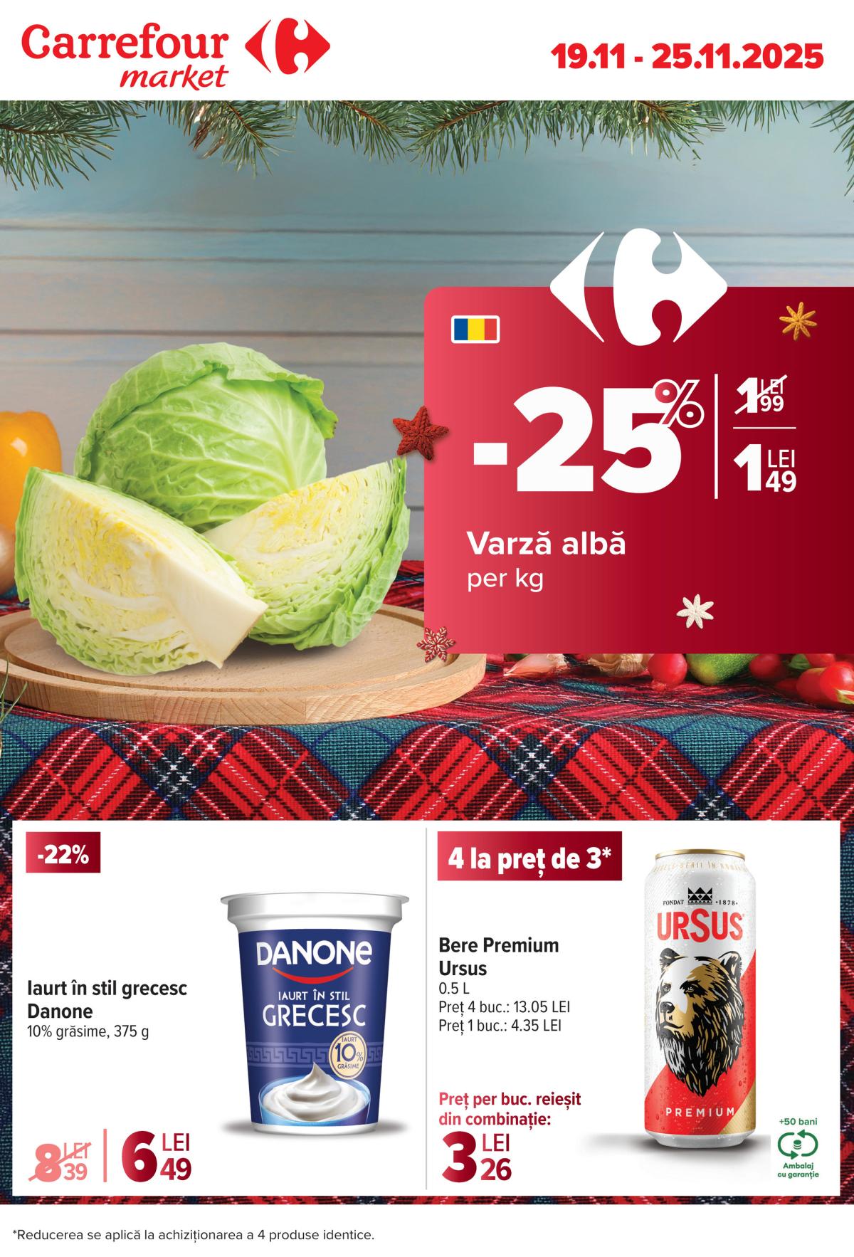 Catalog Carrefour Market online – oferte valabile din 19.11.
