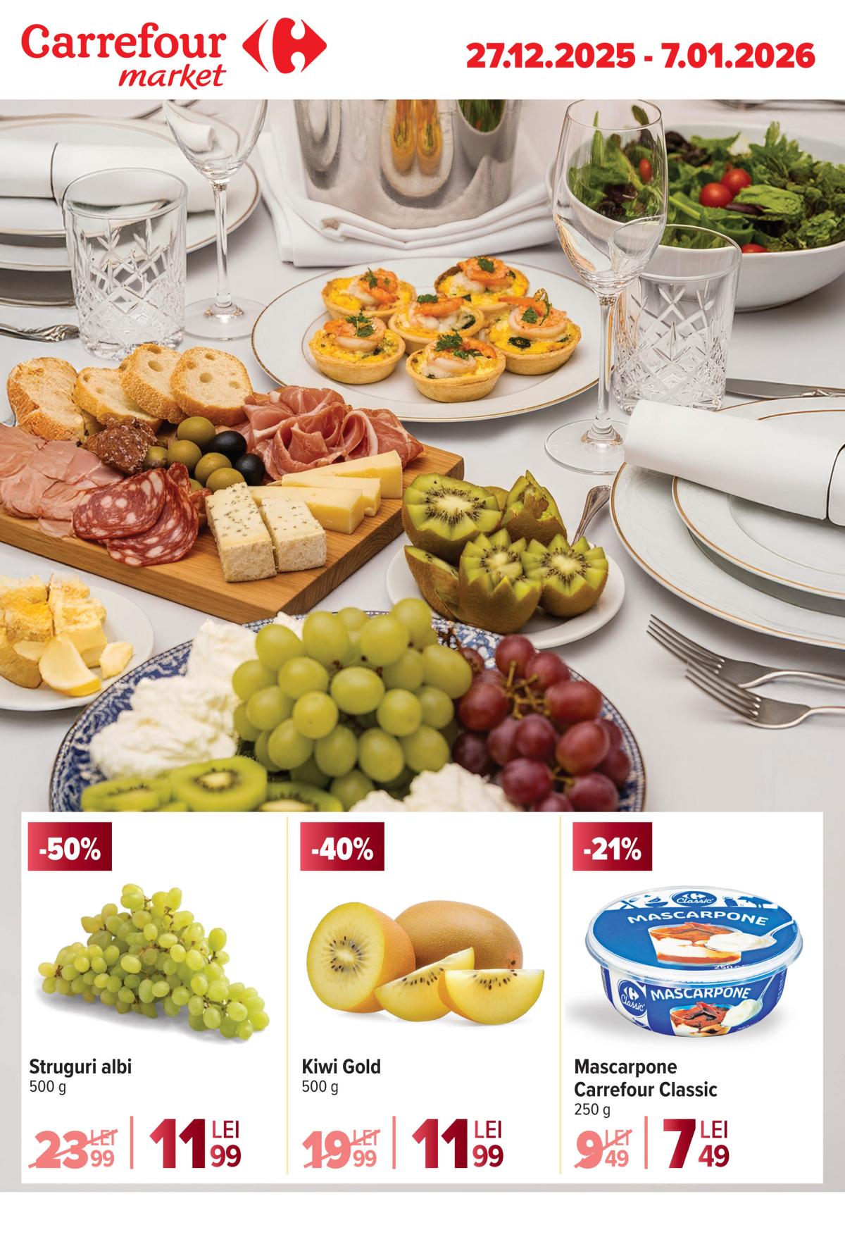Catalog Carrefour Market online – oferte valabile din 27.12.