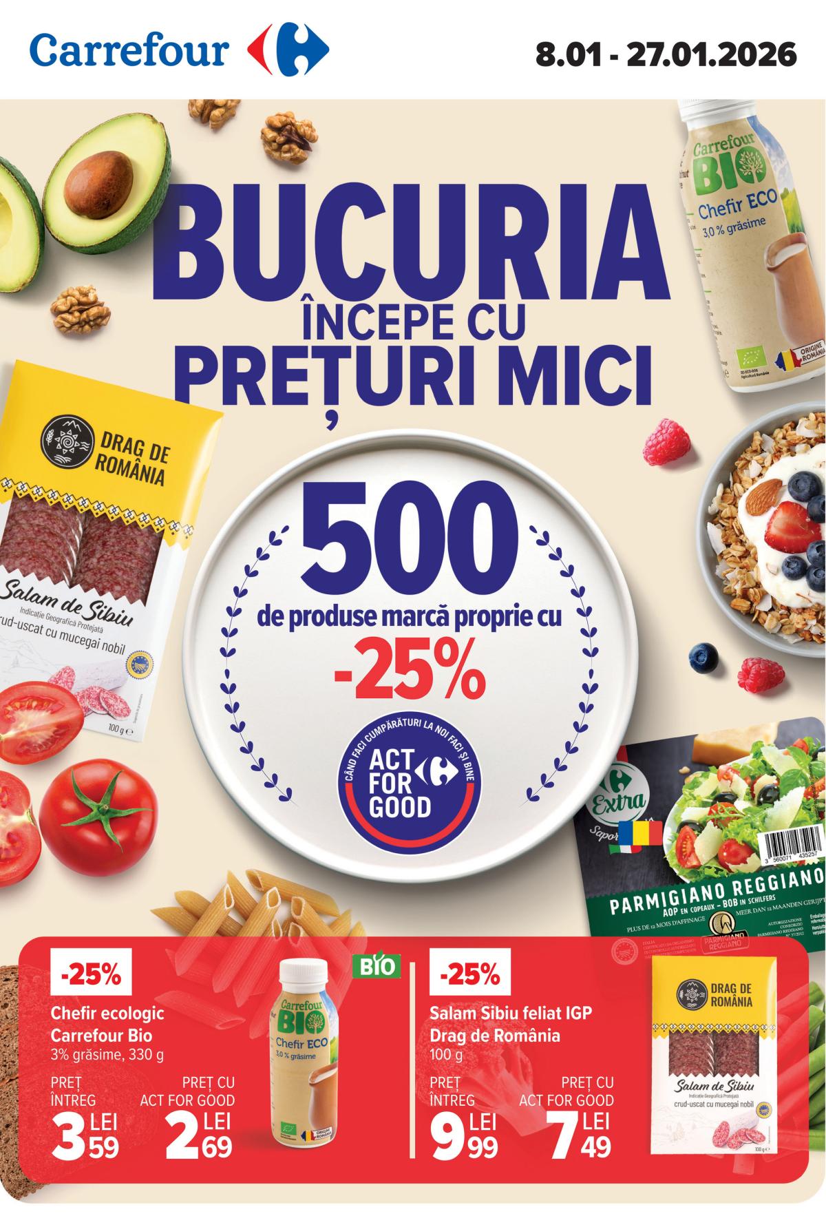 Catalog Carrefour - Bucuria online – oferte valabile din 08.01.