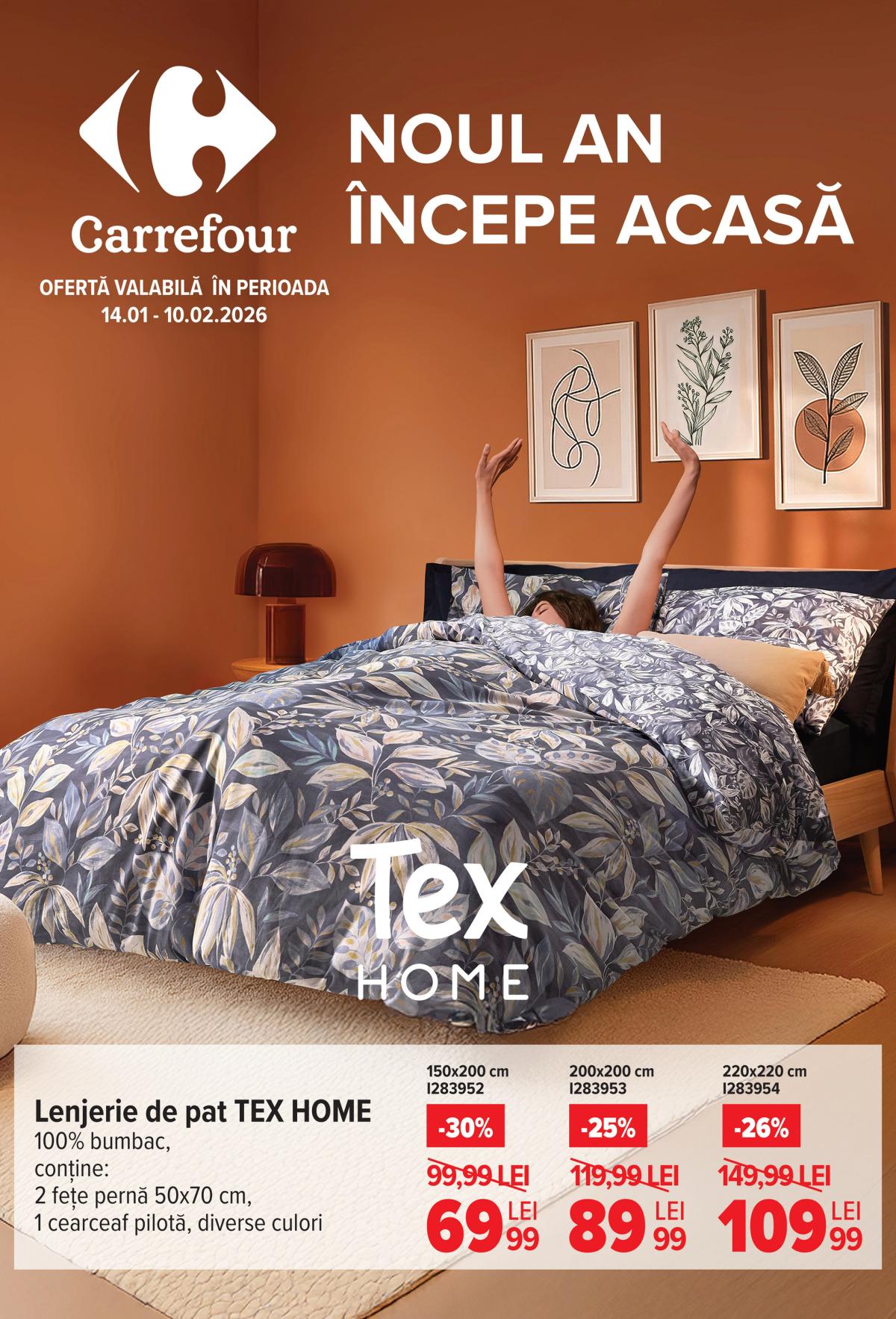 Catalog Carrefour - Tex Home online – oferte valabile din 14.01.