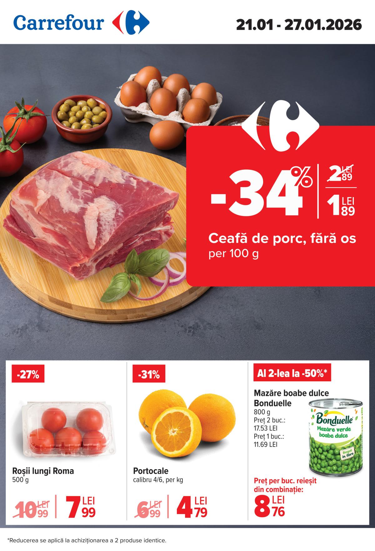 Catalog Carrefour online – oferte valabile din 21.01.