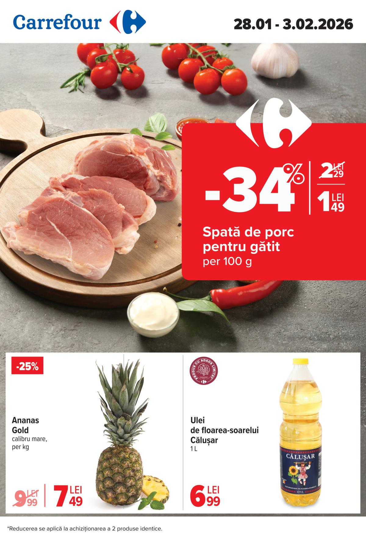 Catalog Carrefour online – oferte valabile din 28.01.