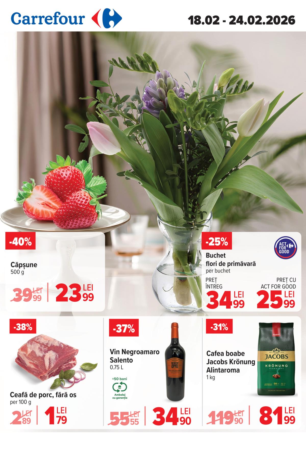 Catalog Carrefour online – oferte valabile din 18.02.2026