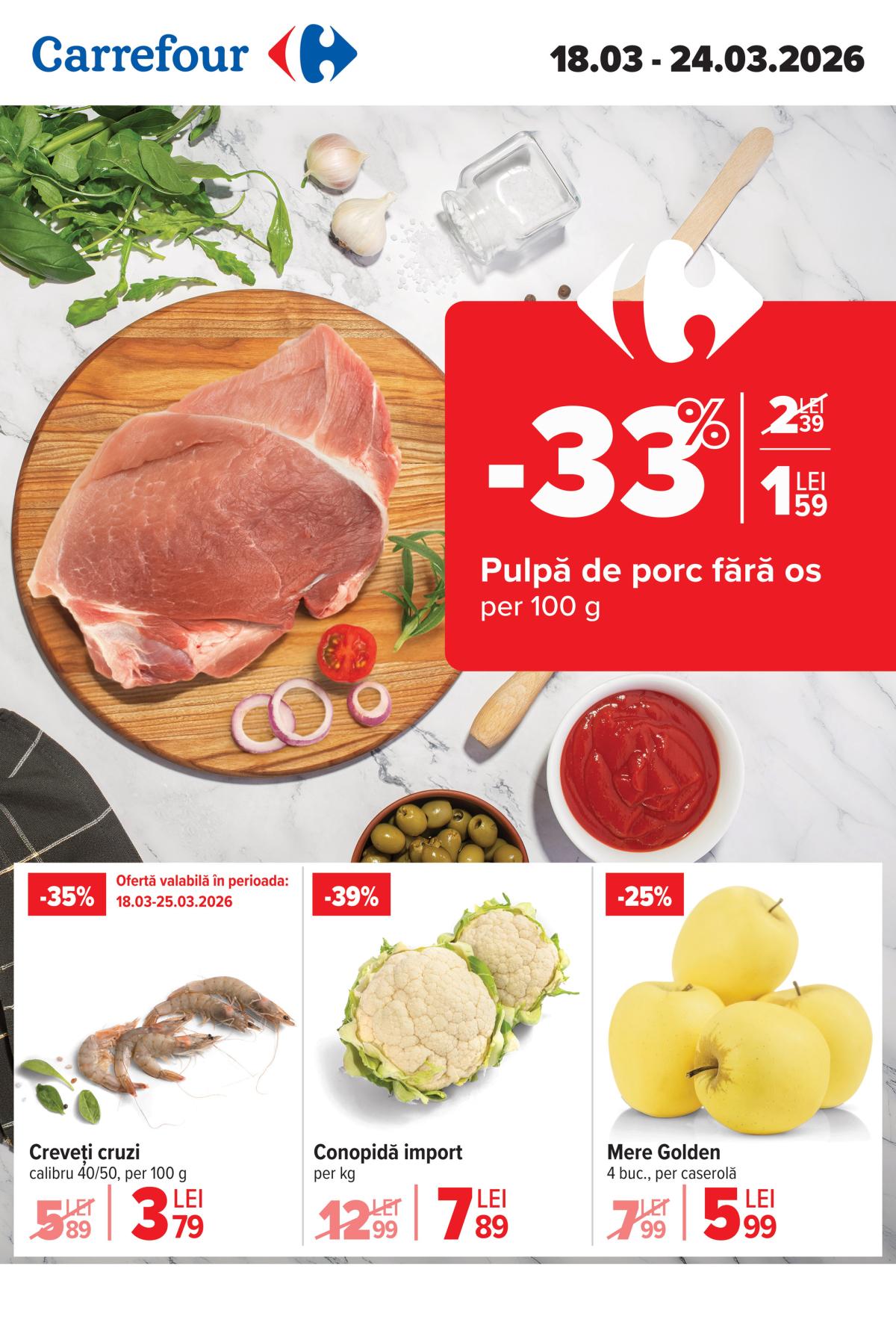 Catalog Carrefour online – oferte valabile din 18.03.2026
