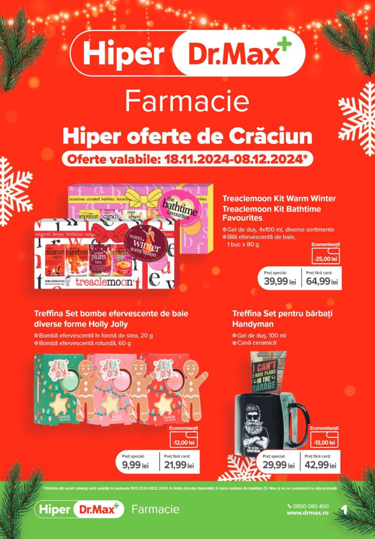 Catalog Dr. Max - Hiper Farmacie valabil din 18.11. - 08.12.