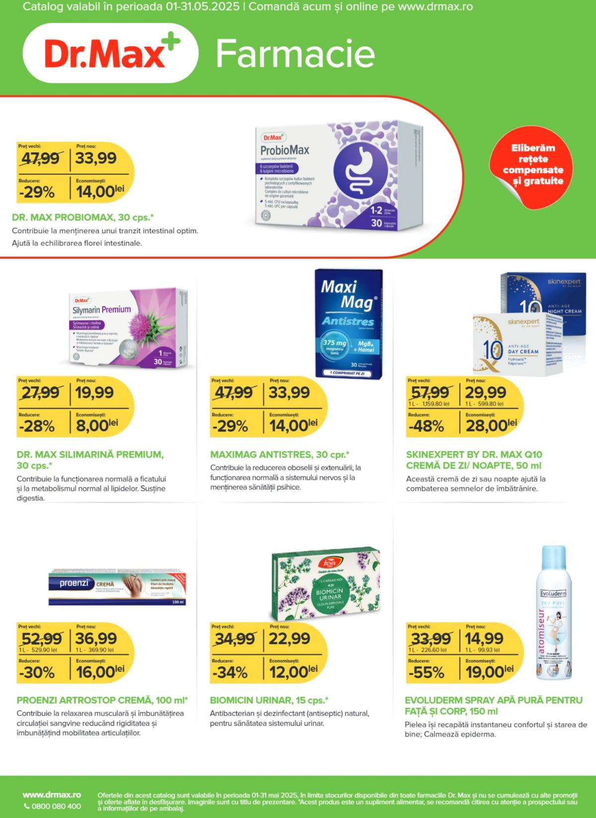 Catalog Dr. Max - Farmacie valabil din 01.05. - 11.05.