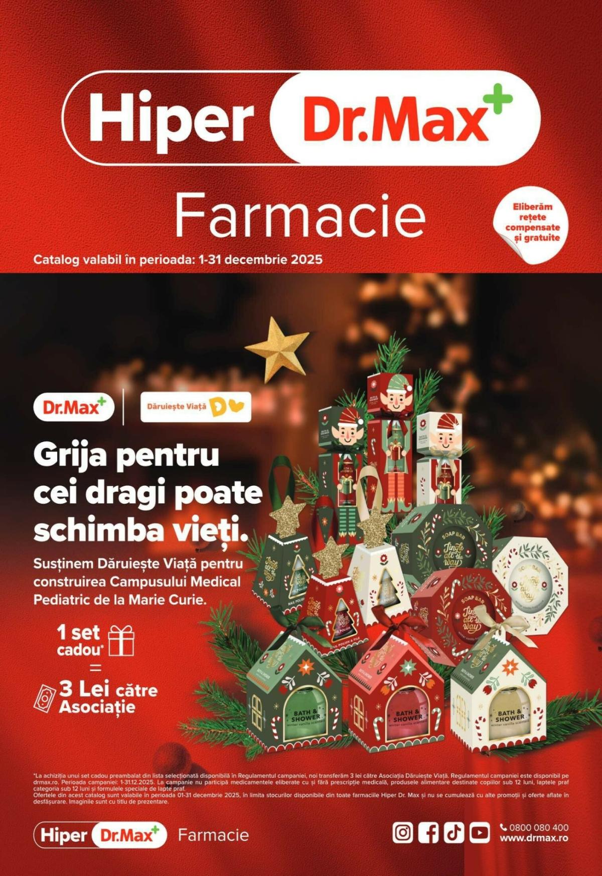Catalog Dr. Max - Hiper Farmacie online – oferte valabile din 01.12.
