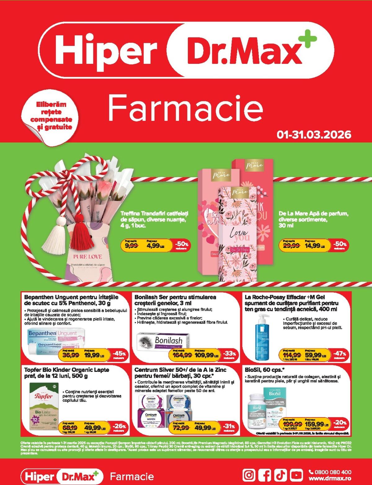 Catalog Dr. Max - Hiper Farmacie online – oferte valabile din 01.03.2026