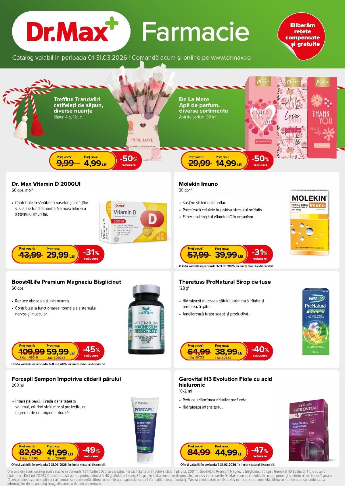Catalog Dr. Max - Farmacie online – oferte valabile din 01.03.2026