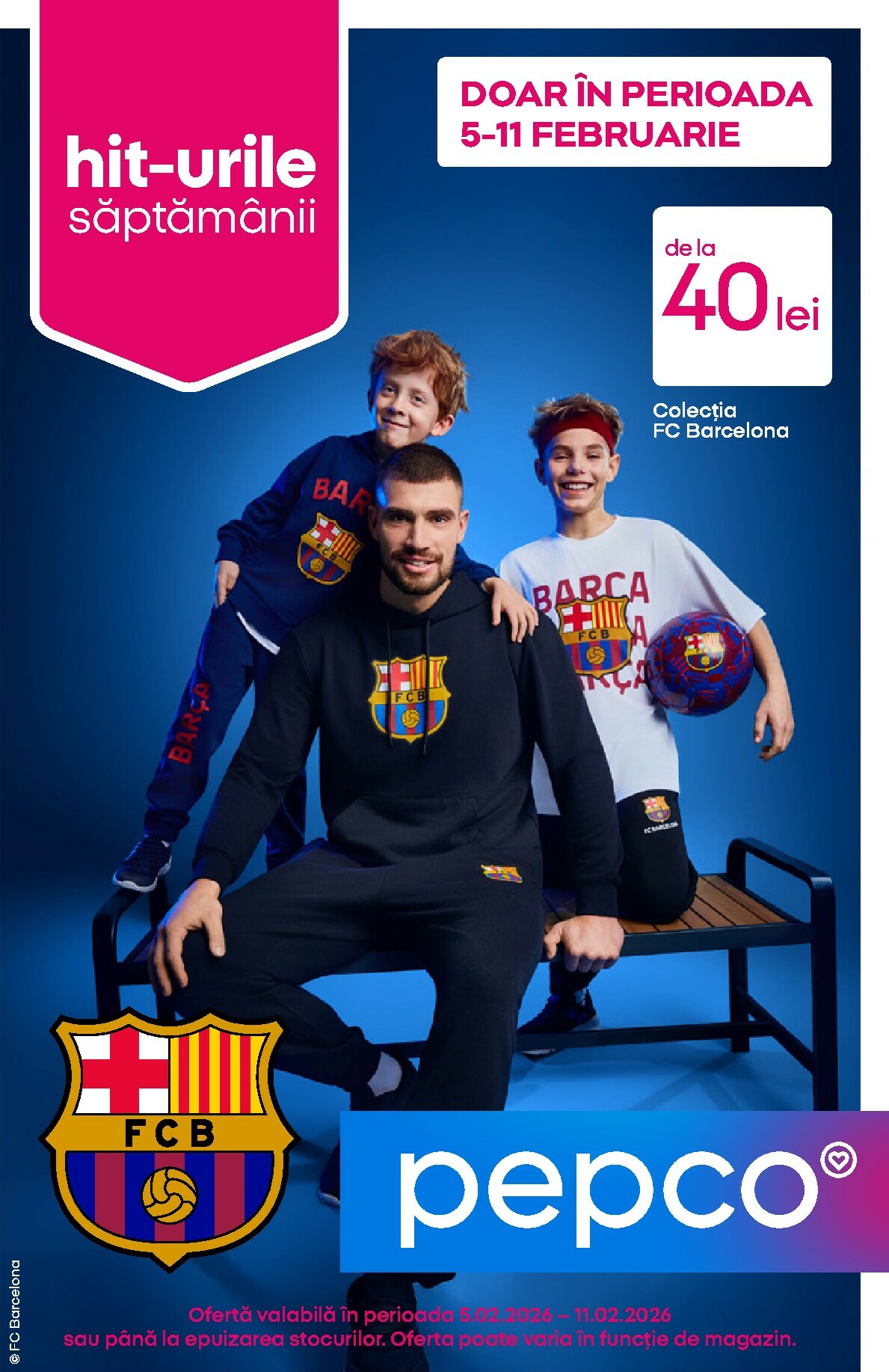 Catalog Pepco - Colecția FC Barcelona online – oferte valabile din 05.02.2026