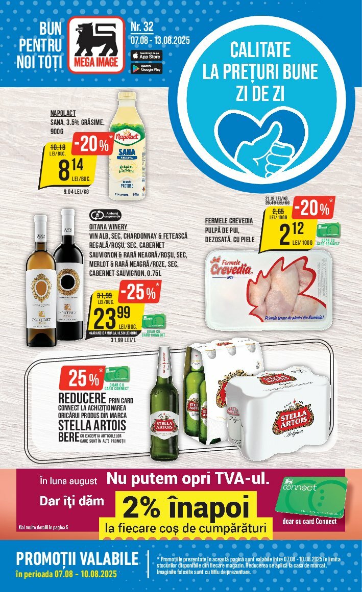 Catalog Mega Image valabil din 07.08. până pe 13.08.