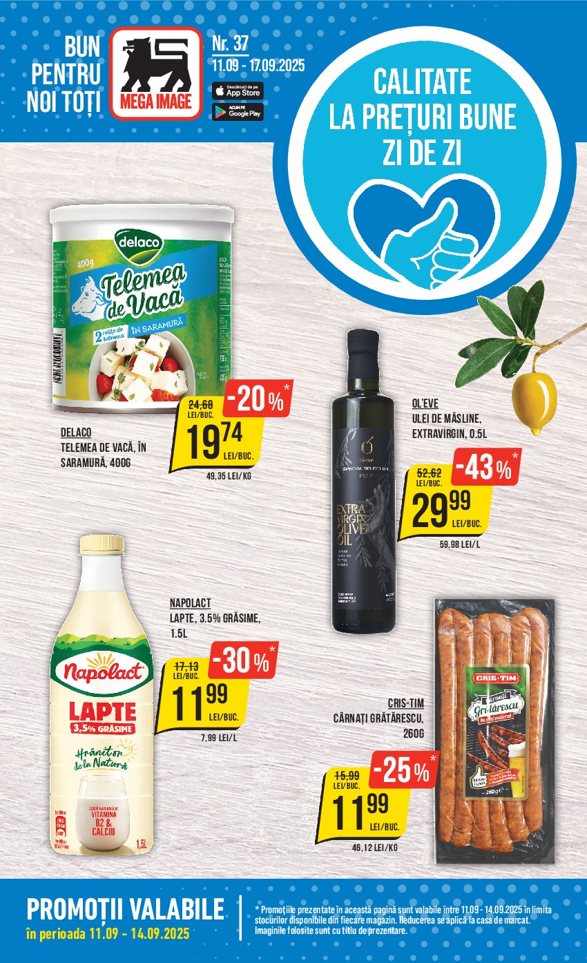Catalog Mega Image online – oferte valabile din 11.09.