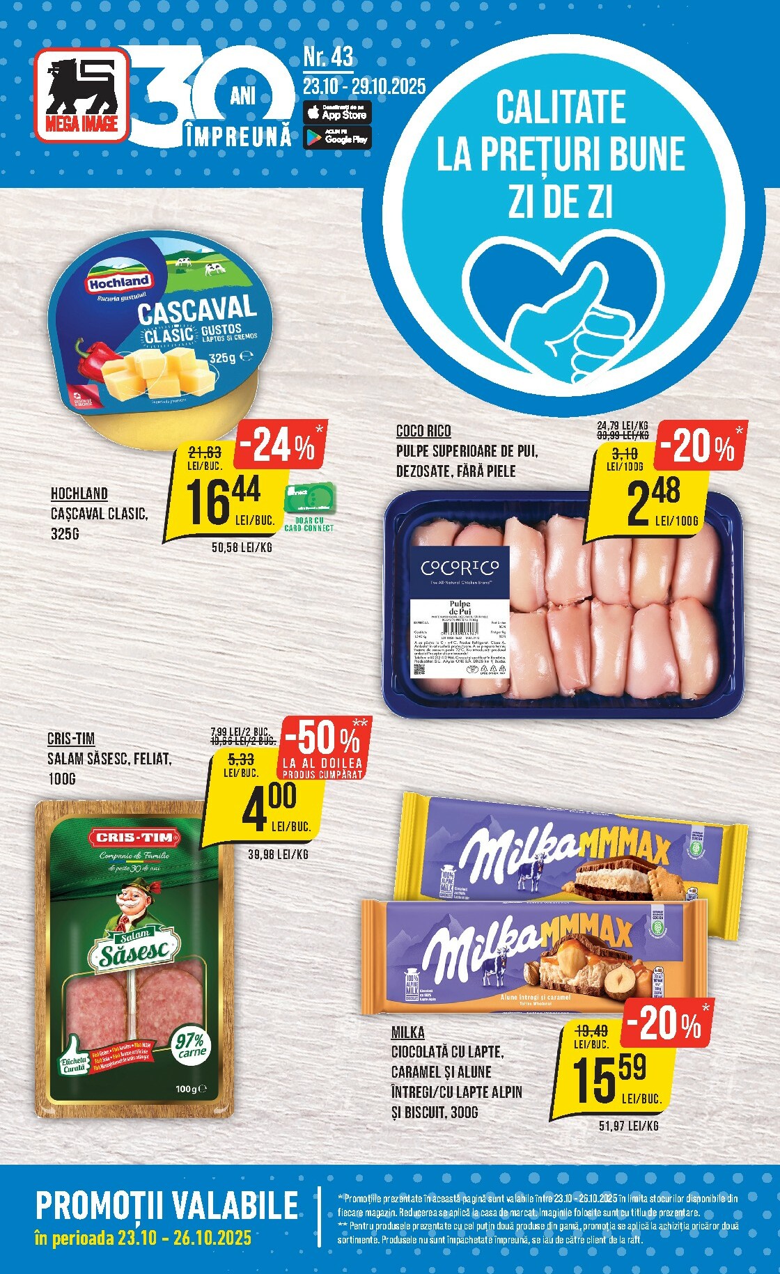 Catalog Mega Image online – oferte valabile din 23.10.