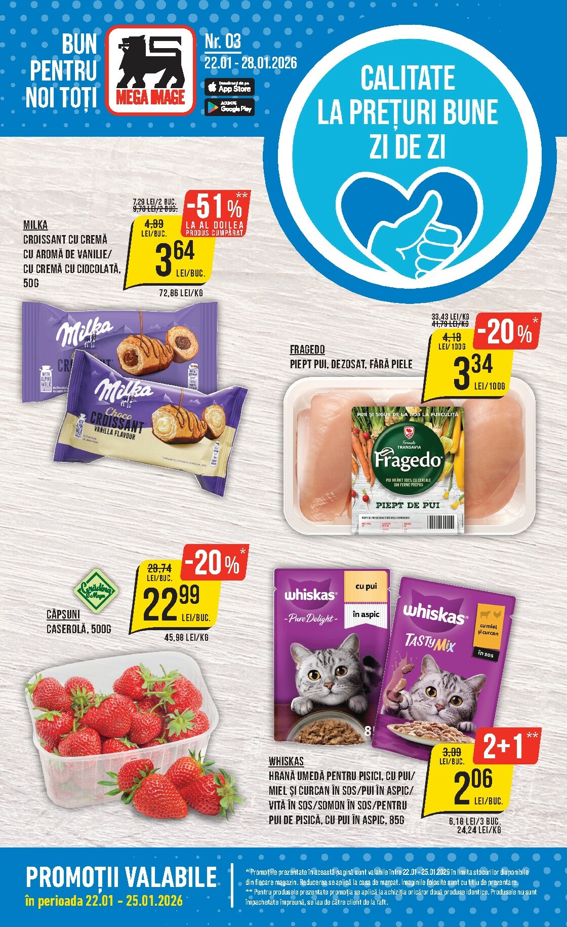 Catalog Mega Image online – oferte valabile din 22.01.