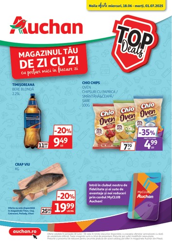 Catalog Auchan valabil din 18.06. până pe 01.07.
