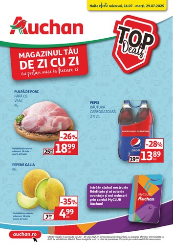 Catalog Auchan valabil din 16.07. până pe 29.07.