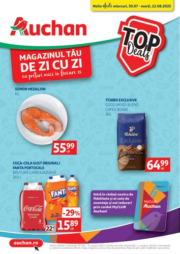 Catalog Auchan valabil din 30.07. până pe 12.08.