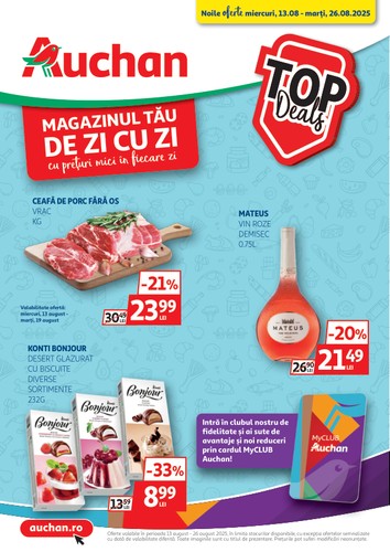 Catalog Auchan valabil din 13.08. până pe 26.08.