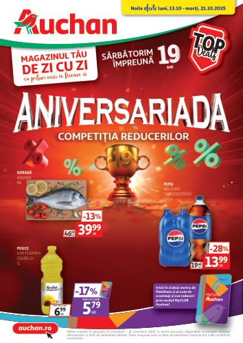 Catalog Auchan online – oferte valabile din 13.10.