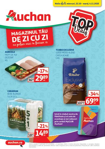Catalog Auchan online – oferte valabile din 22.10.