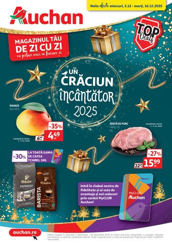 Catalog Auchan online – oferte valabile din 03.12.