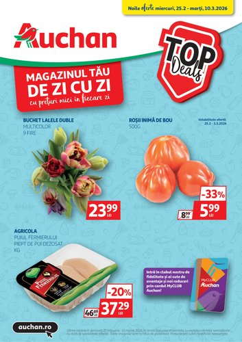 Catalog Auchan online – oferte valabile din 25.02.2026