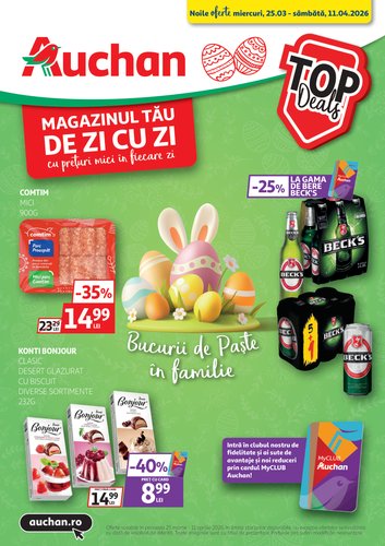Catalog Auchan online – oferte valabile din 25.03.2026
