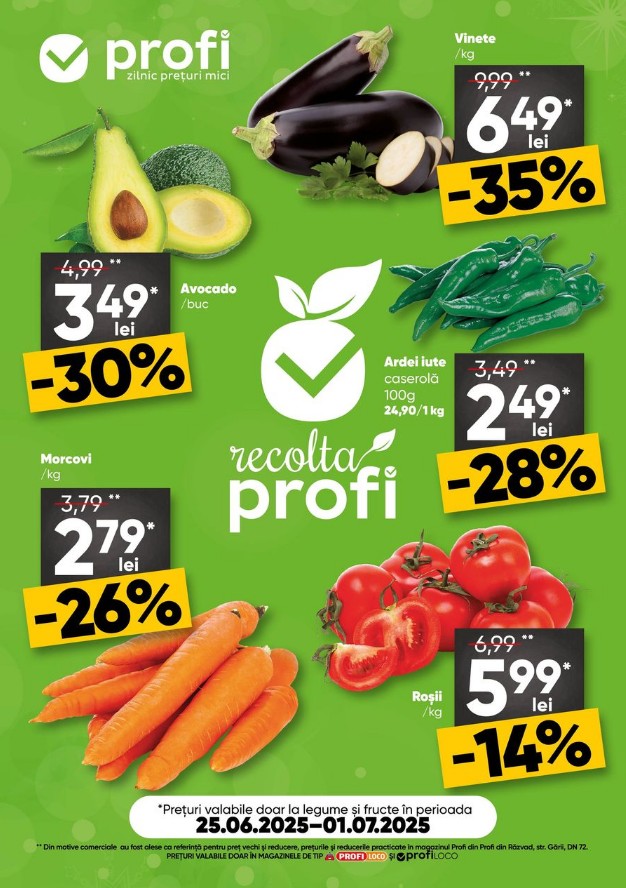 Catalog PROFI - Fresh valabil din 25.06. până pe 01.07.