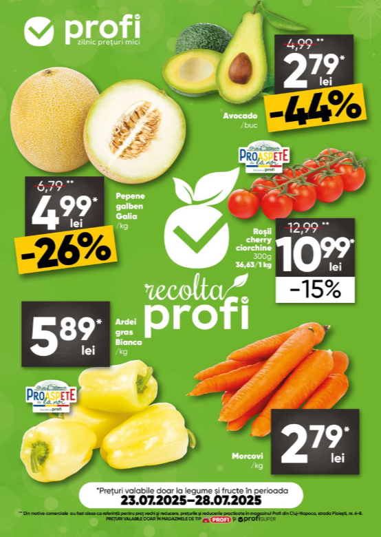 Catalog PROFI Super Fresh Magazine valabil din 23.07. până pe 28.07.