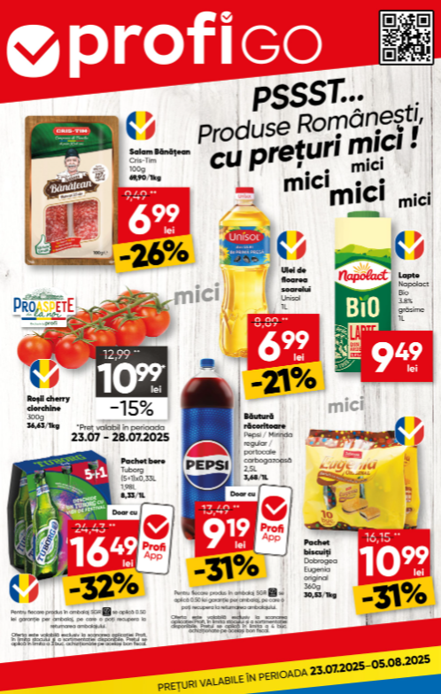Catalog PROFI Go valabil din 23.07. până pe 05.08.