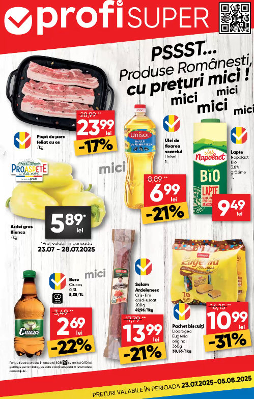 Catalog PROFI Super valabil din 23.07. până pe 05.08.