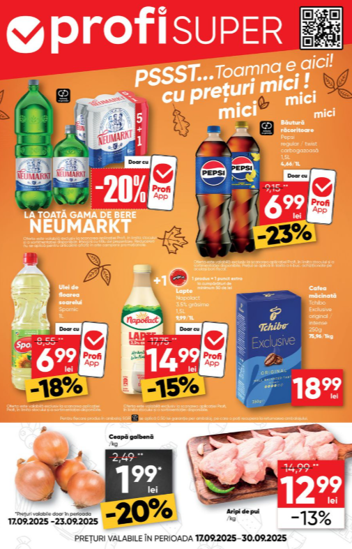 Catalog PROFI Super online – oferte valabile din 17.09.